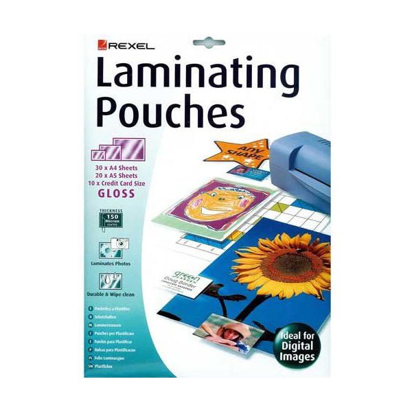 Rexel 2103830E Laminating Pouch - A4 (pkt/100pc)